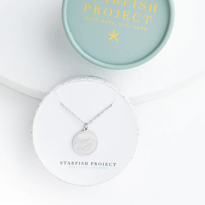 Mountain Adventure Necklace Silver