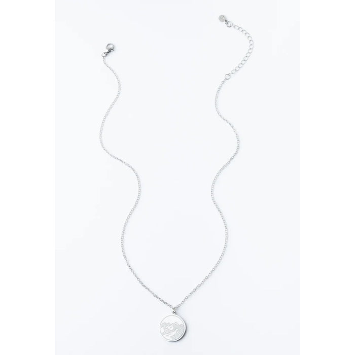 Mountain Adventure Necklace Silver