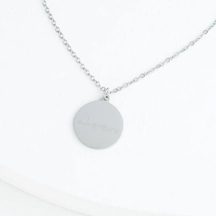 Mountain Adventure Necklace Silver