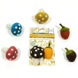 Mushroom & Acorn Cat Toy Pack of 2