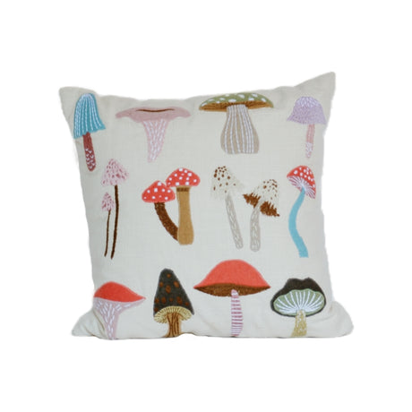 Mushroom Multi Pillow White Background