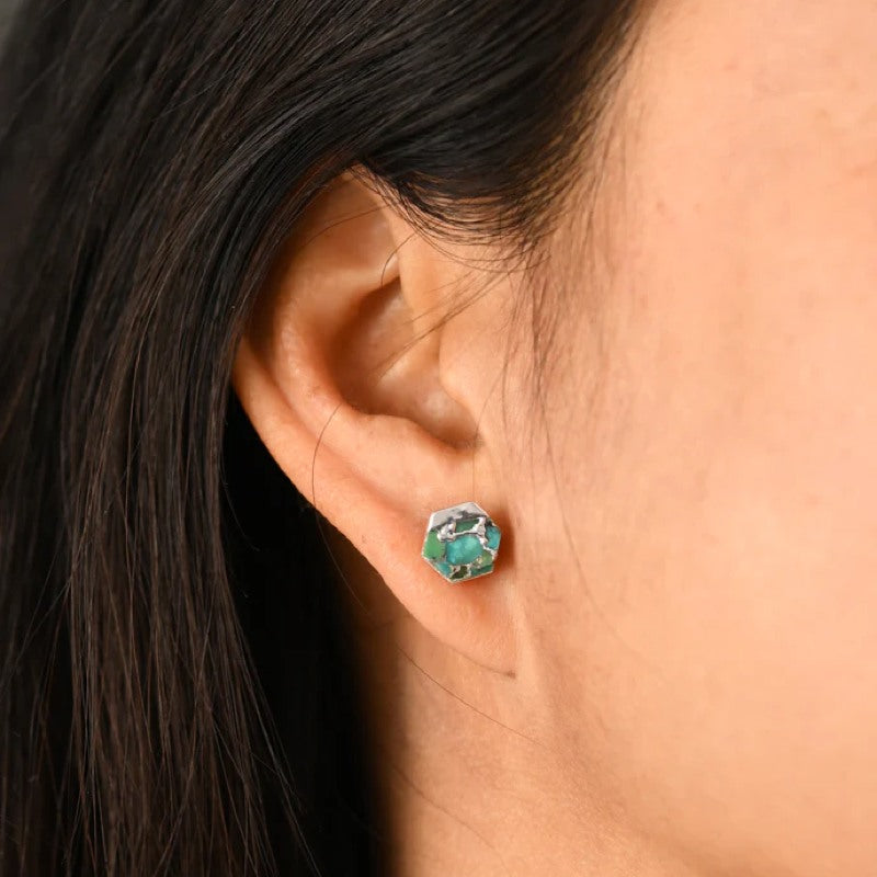 Oasis Studs Silver