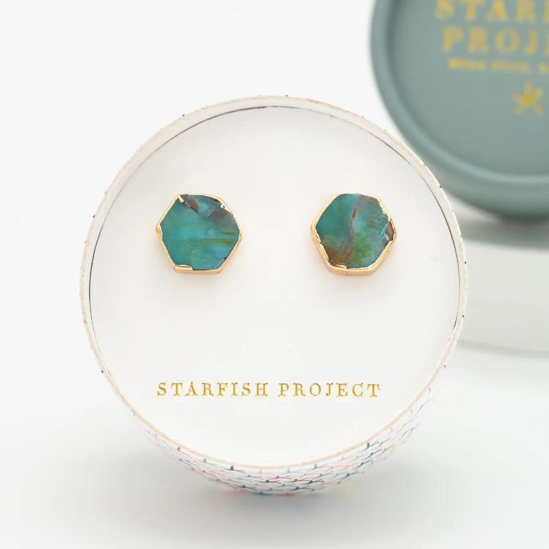 Ocean Sky Studs Turquoise 2