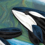 Orca Whales Quilling Card