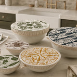 Organic Cotton Dish Covers - Large Set of 3 Farm to Table