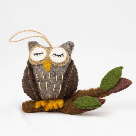 Owl Forest Animal Ornament