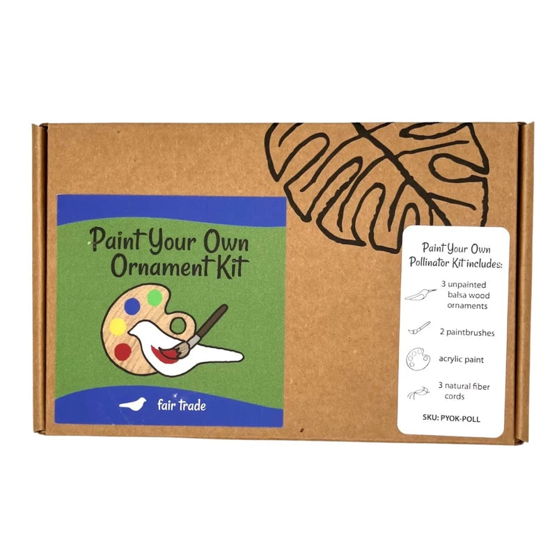 Paint Your Own Pollinator Ornament Kit