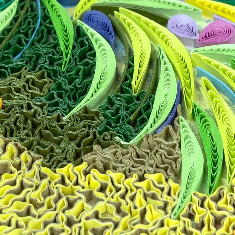Path Through the Irises Monet Quilling Card