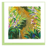 Path Through the Irises Monet Quilling Card