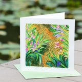 Path Through the Irises Monet Quilling Card