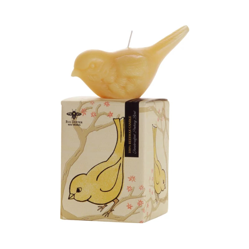 Pecking Songbird Candle