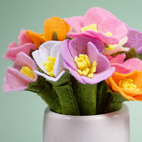 Petite California Wildflower Felt Bouquet