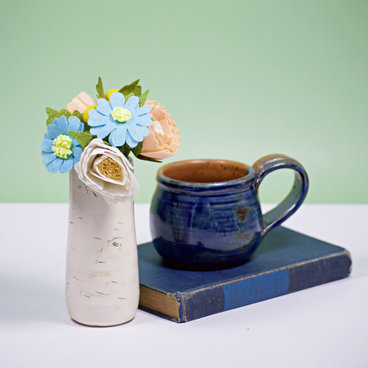 Petite Peony Felt Bouquet