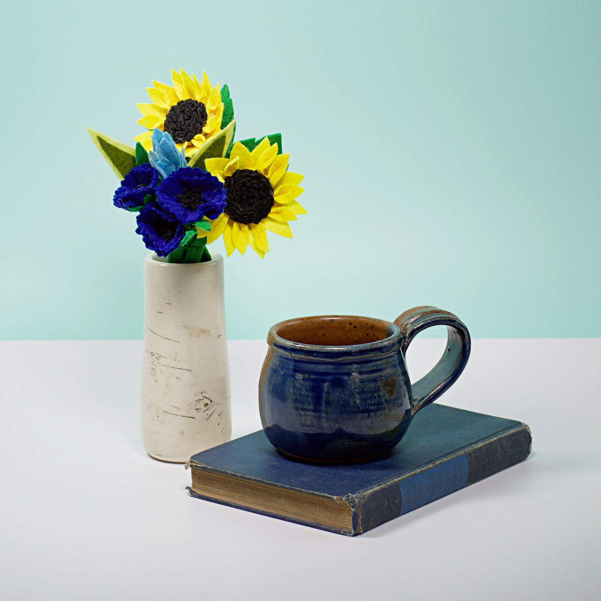 Mini Felt Bouquet Sunflower