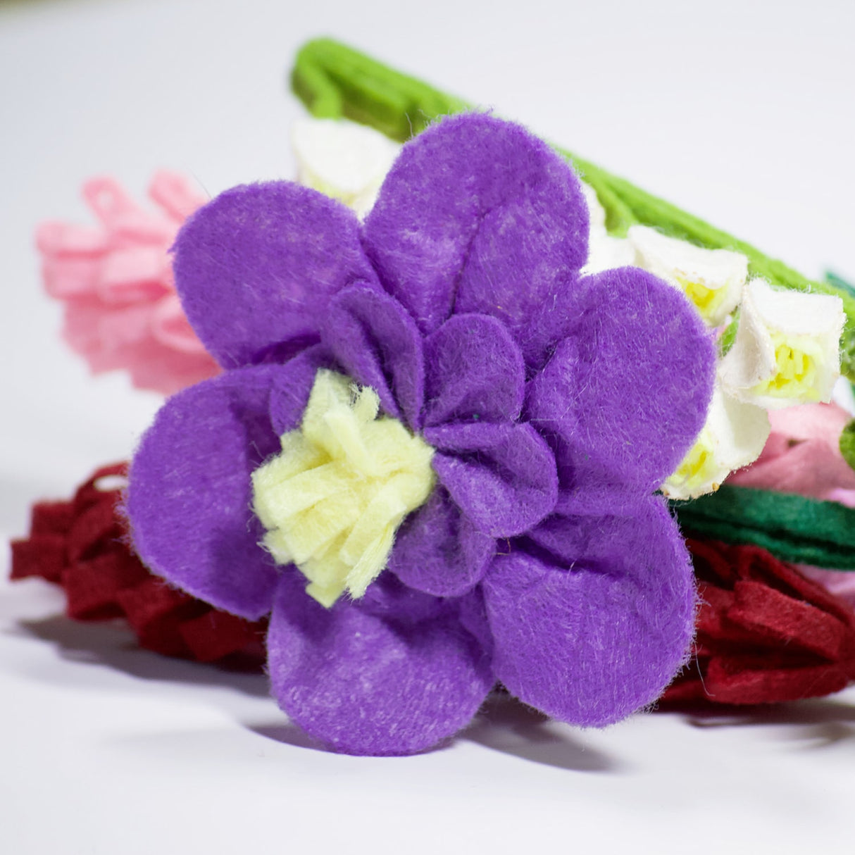 Mini Felt Bouquet Foxglove & Lupine
