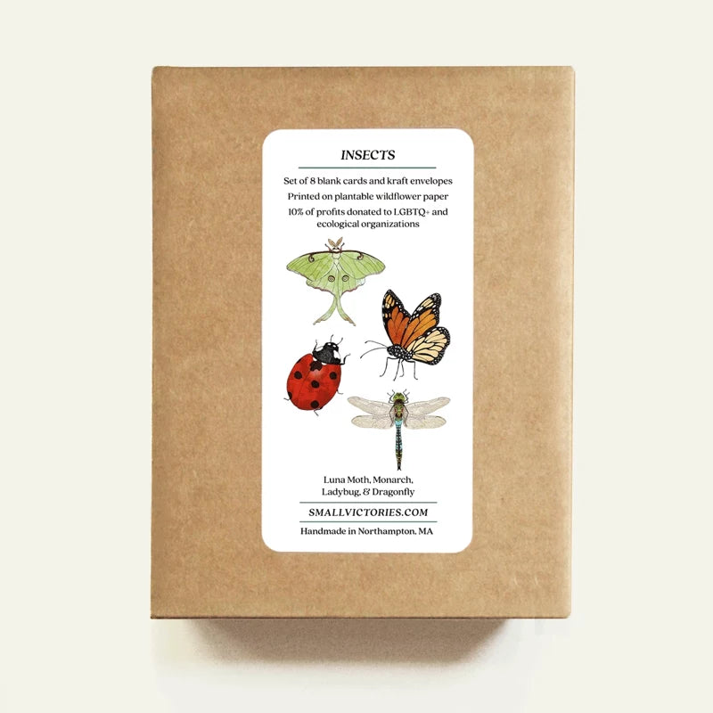 Plantable Wildflower Card Set - Insects