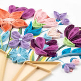 Playful Flower Bouquet Quilling Card 2
