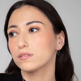 Qasioun Minimalist Mini-Threader Earrings Sterling Silver
