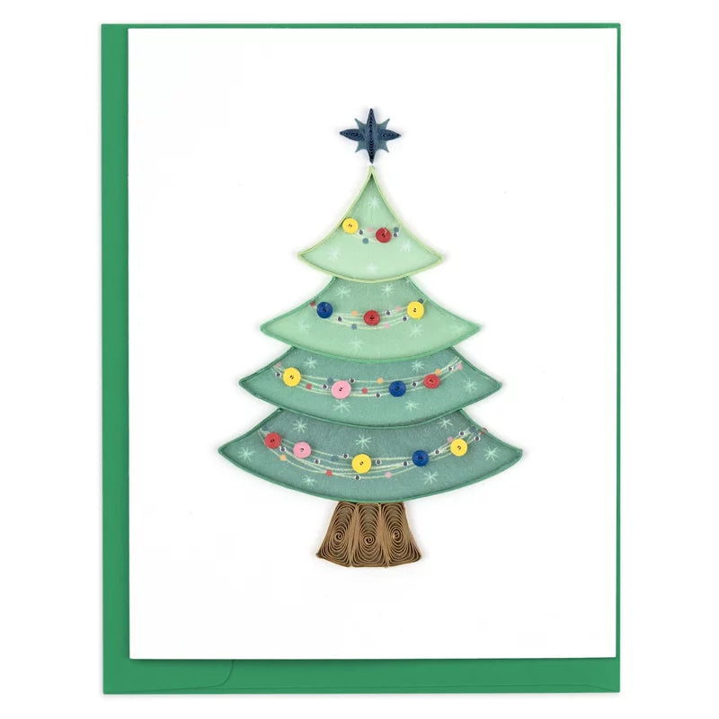 Quilled Christmas Trees Notecard Box Set