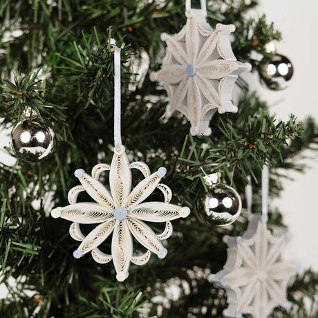 Quilled Snowflake Ornament Box Set