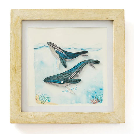 Quilling Card Frame White Rub