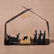 Radiant Metal Nativity