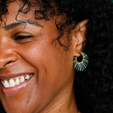 Radiant Rise Hoops Mint close