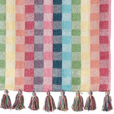 Rainbow Gingham Rethread Throw