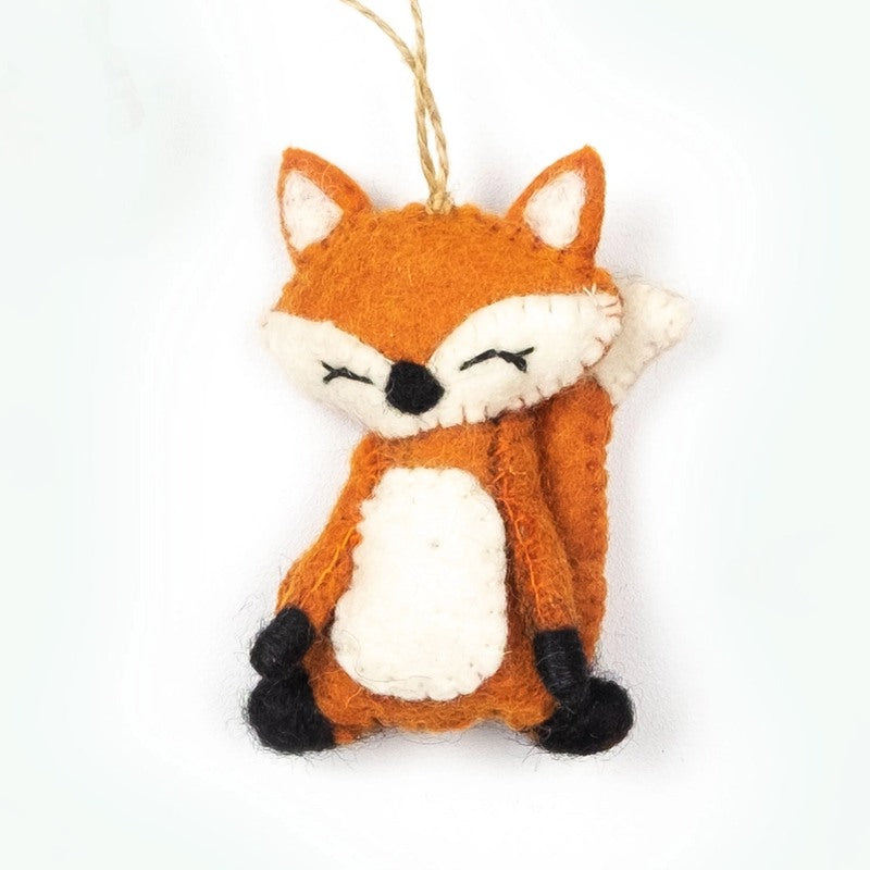 Red Fox Forest Animal Ornament