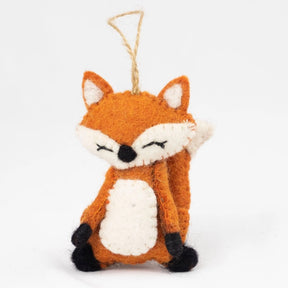 Red Fox Forest Animal Ornament