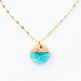 Refresh necklace aqua