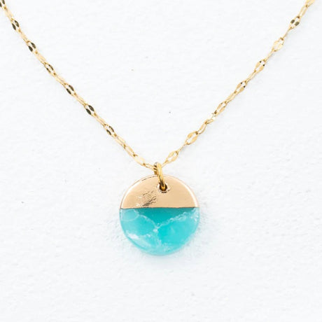 Refresh necklace aqua