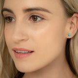 Refuge Natural Turquoise Studs