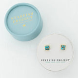 Refuge Natural Turquoise Studs