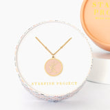 Resilience Leaf Necklace Pink