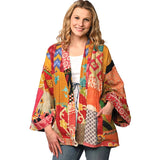 Reversible Cotton Kantha Kimono Jacket