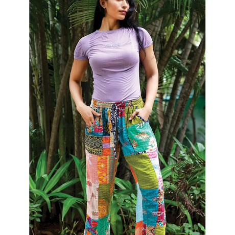 Reversible Kantha Pants 1