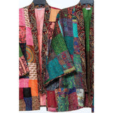 Reversible Kantha Silk Kimono Jacket