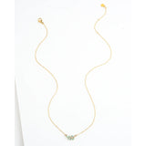Rowen leaf necklace mint3