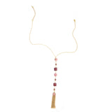 Samantha Necklace - Burgundy