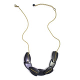 Scattered Pebble Necklace - Navy