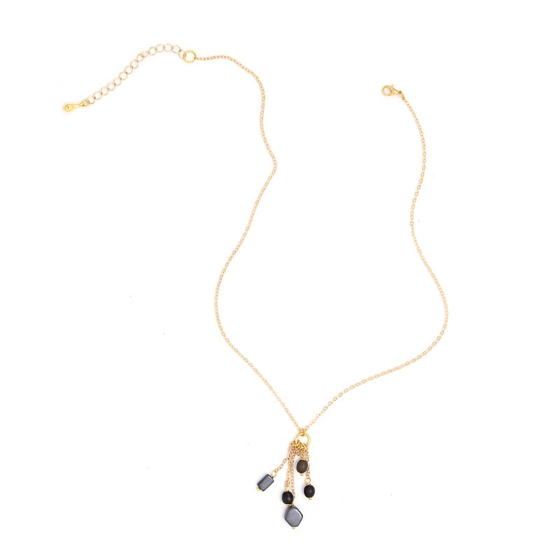 Skyline Necklace - Gray Black