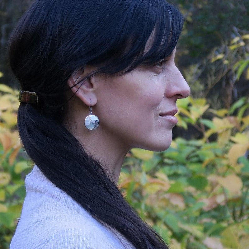 Saja Mother of Pearl Earrings