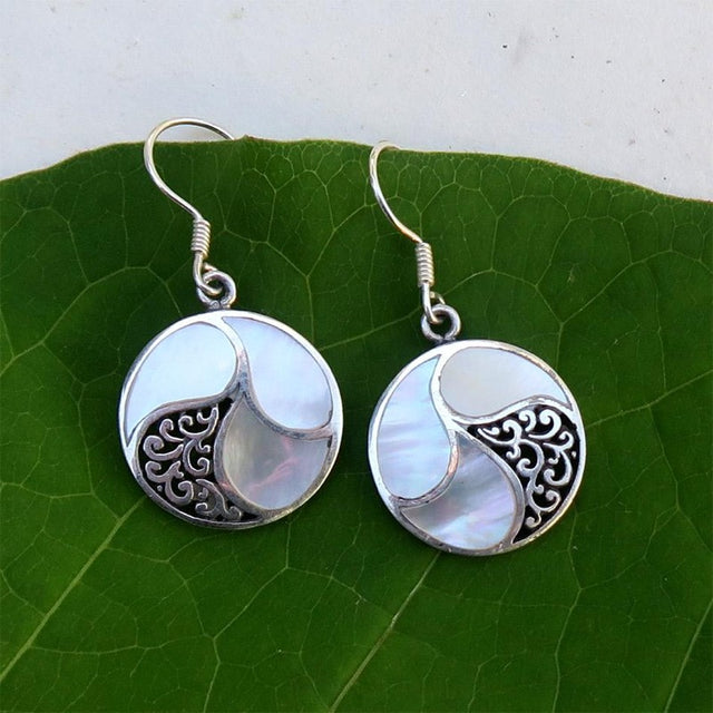 Saja Mother of Pearl Earrings