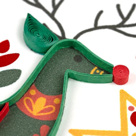Scandinavian Christmas Quilling Card