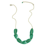 Scattered Pebble Necklace - Emerald