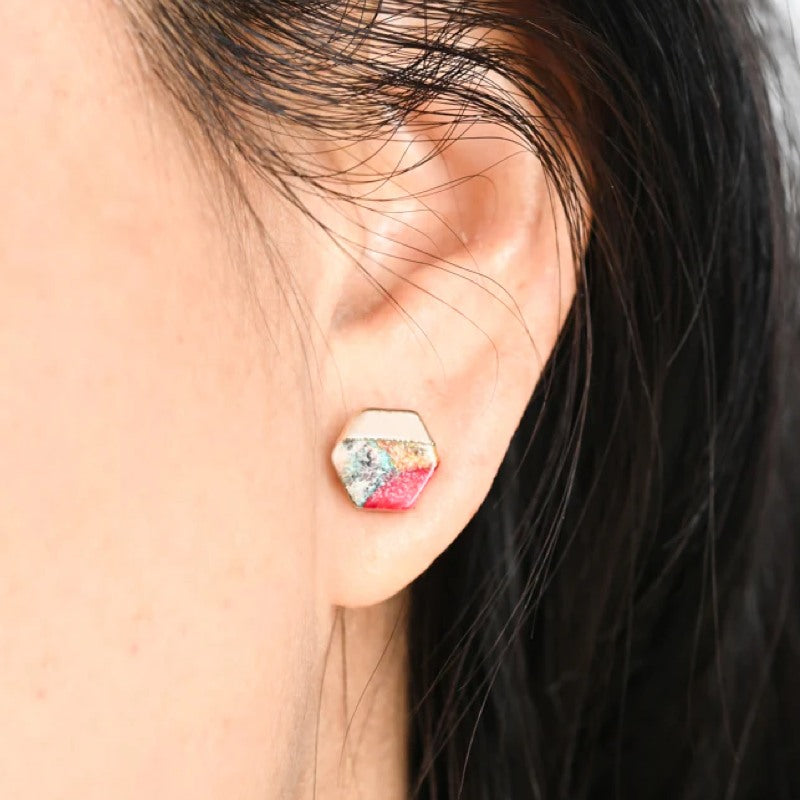 Sedona Studs Sunrise Red 1