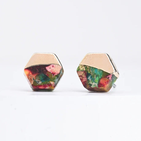 Sedona Studs Sunrise Red