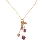 Skyline Necklace - Burgundy Fawn