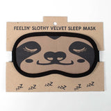 Sloth Velvet Sleep Mask